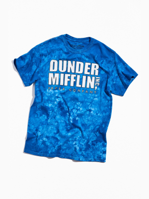 The Office Dunder Mifflin Tonal Tie-dye Tee