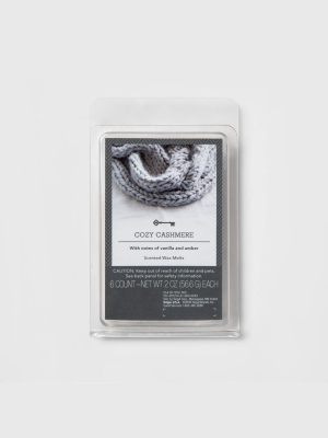 6ct Cozy Cashmere Scented Wax Melts - Threshold™