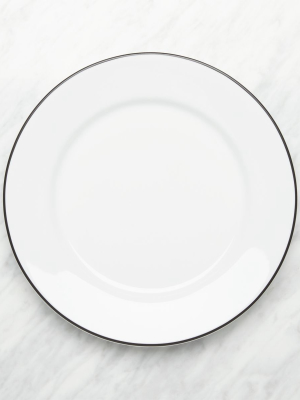 Aspen Black Band Dinner Plate
