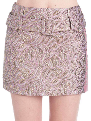 Prada Brocade Mini Skirt