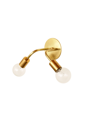 Double Sconce: Solid Color
