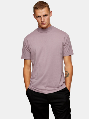 Lilac Turtle Neck T-shirt