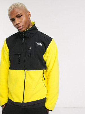 The North Face 95 Retro Denali Fleece Jacket In Yellow