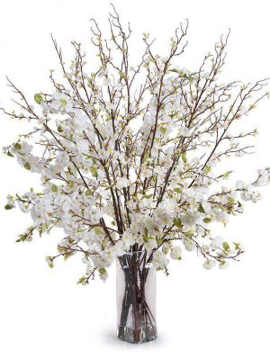 Cherry Blossom Arrangement - White