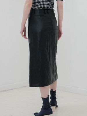 Slit Front Skirt