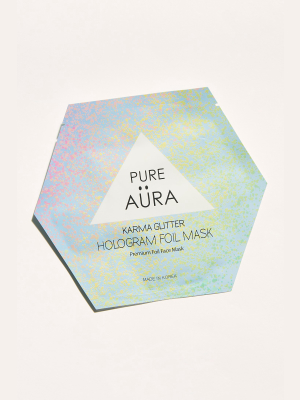 Pure Aura Hologram Foil Sheet Mask
