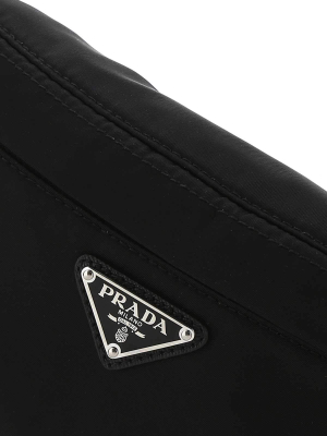 Prada Re-nylon Logo Plaque Belt Bag