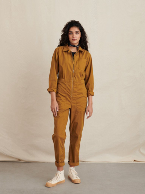 Alex Mill Judd Jumpsuit, Gold Clay