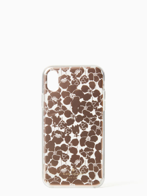 Floret Clear Iphone Xr Case