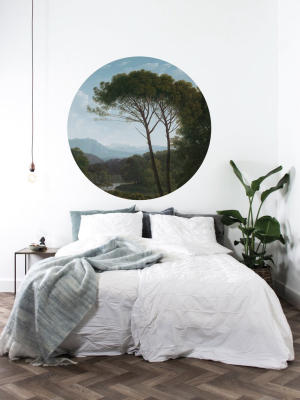 Small Wallpaper Circle In Golden Age Landscape 003 By Kek Amsterdam