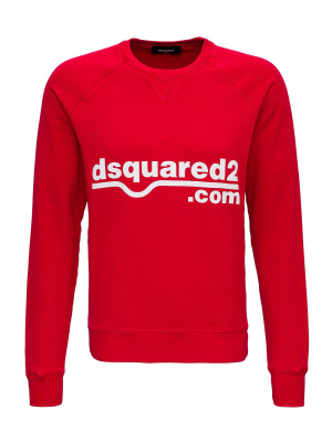 Dsquared2 Logo Print Crewneck Sweater