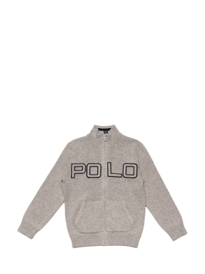 Ralph Lauren Kids Polo Logo Zipped Jacket