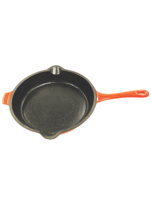 Berghoff Neo 10" Cast Iron Fry Pan, Orange