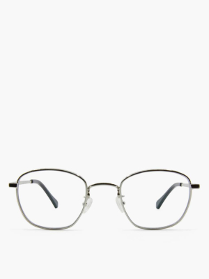 Felix Gray Haro Blue Light Glasses In Silver