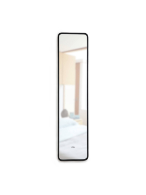 62"x 14.5" Hub Full-length Wall Mirror Black - Umbra