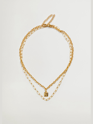 Chain Waterfall Necklace