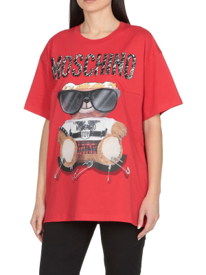 Moschino Teddy Logo Printed T-shirt