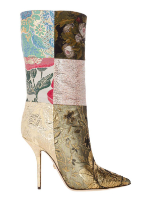 Dolce & Gabbana Patchwork Ankle Boots