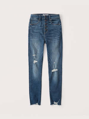 High Rise Super Skinny Ankle Jeans