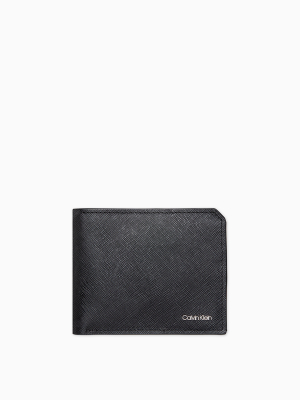 Matte Saffiano Leather Coin Pouch Wallet