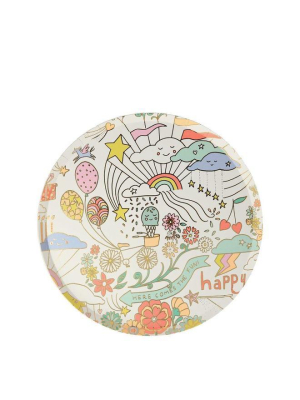 Meri Meri Happy Doodle Side Plates