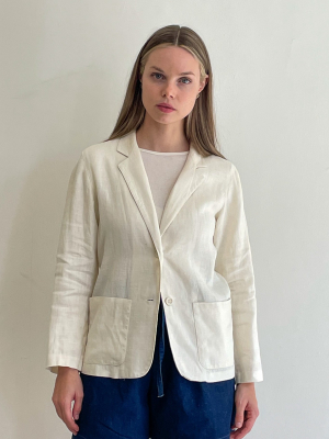 Cream Lightweight Blazer