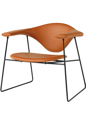 Masculo Lounge Chair - Sledge Base