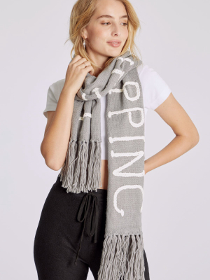 Nap Time Chain Link Scarf | Grey