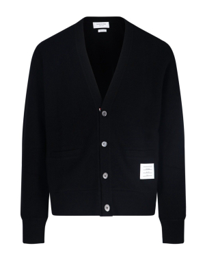 Thom Browne V-neck Knitted Cardigan