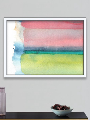 Framed Canvas Print - Popsicle