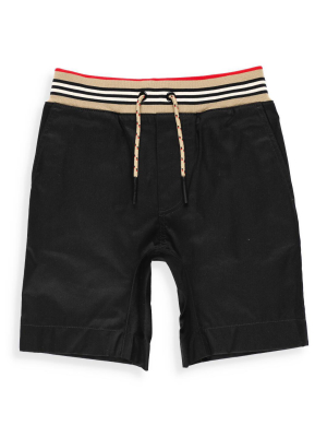 Burberry Kids Icon Stripe Twill Shorts