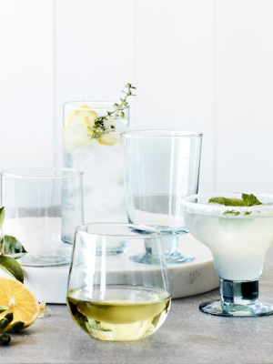 Williams Sonoma Nueva Recycled Glass Tall Tumblers