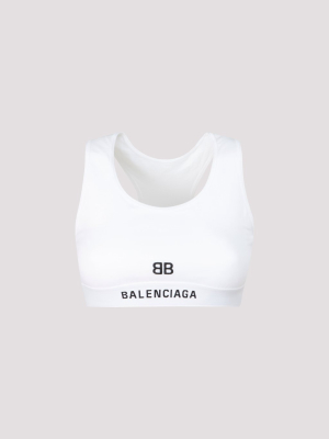 Balenciaga Logo Sports Bra