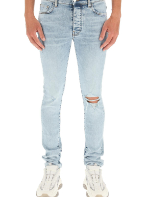 Amiri Distressed Slim Leg Jeans