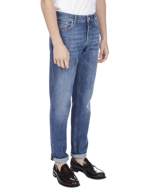 Brunello Cucinelli Mid-rise Straight Leg Jeans