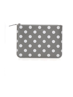 Comme Des Garçons Wallet Polka Dot Clutch