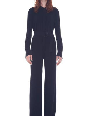 Nk Shirt Straight Jumpsuit