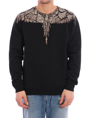 Marcelo Burlon County Of Milan Wings Printed Sweatshirt