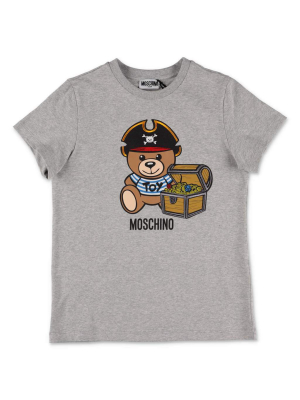 Moschino Kids Pirate Teddy Bear Printed T-shirt