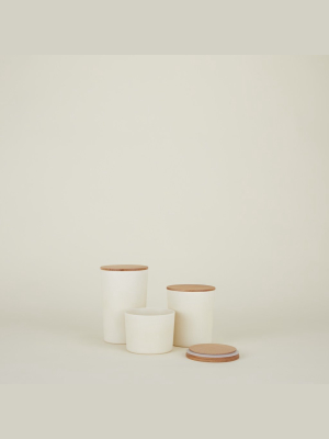 Ivory Essential Storage Containers - Set Of 3
