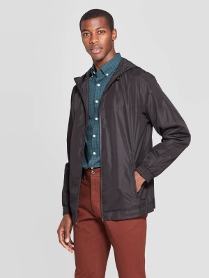 Men's Standard Fit Long Sleeve Lightweight Rain Jacket - Goodfellow & Co™