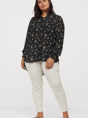 H&m+ Crinkled Blouse