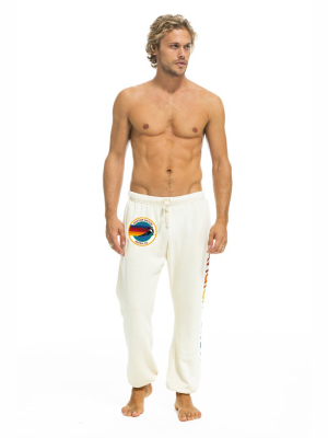 Aviator Nation Aspen Sweatpants - Vintage White