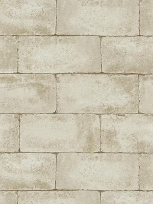 Stone Wall Wallpaper In Beige And Brown Design By Bd Wall