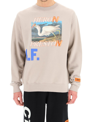 Heron Preston Graphic Print Crewneck Sweatshirt