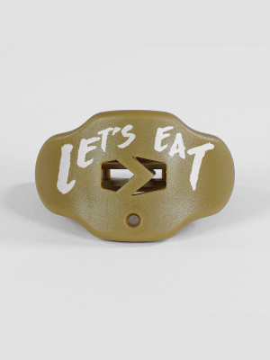 Let's Eat Hue Gold Football Mouthguard