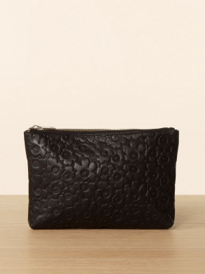 Valmo Leather Pouch - Black