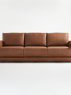 Gather 98" Leather Sofa