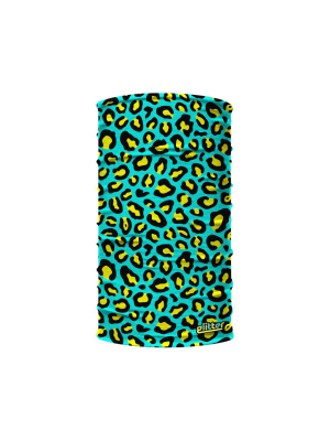 Neon Green Cheetah Kids Neck Gaiter