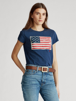 Flag Jersey Graphic T-shirt